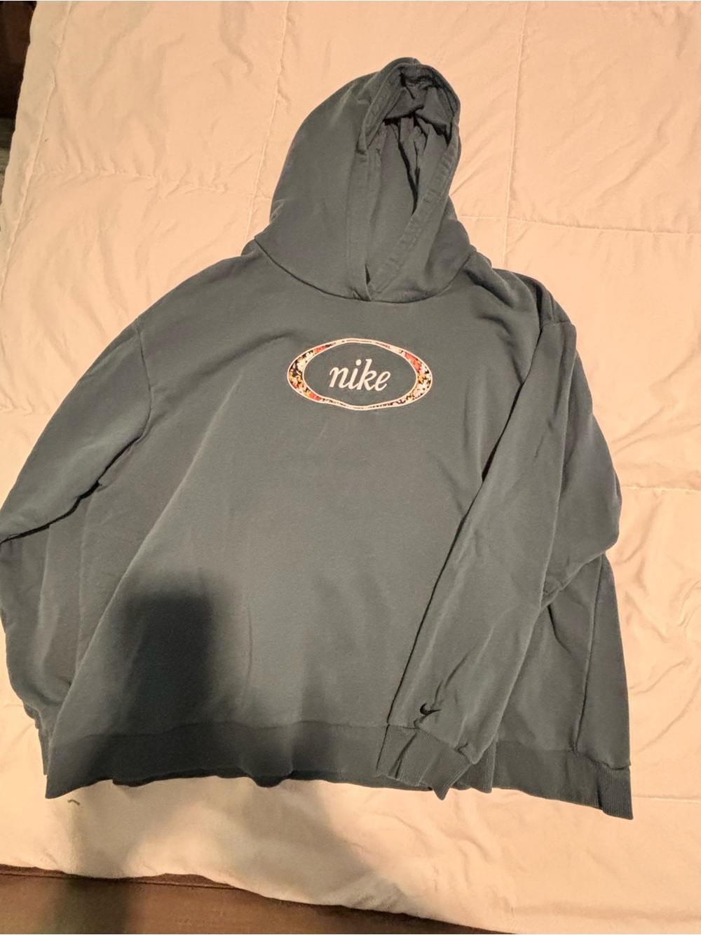 Nike women’s Hooded Sweatshirt in Slate Blue